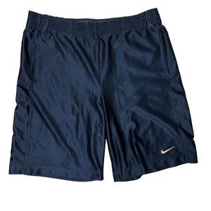 Vintage Nike Basketball Mens Large Shorts Navy Blue